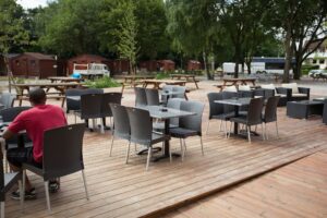 La terrasse du bar restaurant